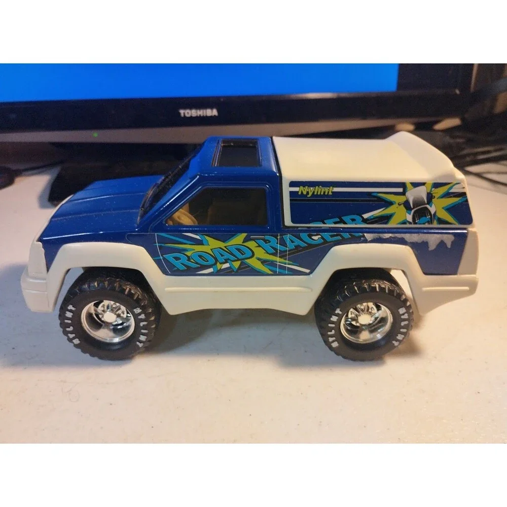 Nylint 1989 4x4 Rhino Road Racer Pickup Truck Pressed Steel Blue Vtg Toy